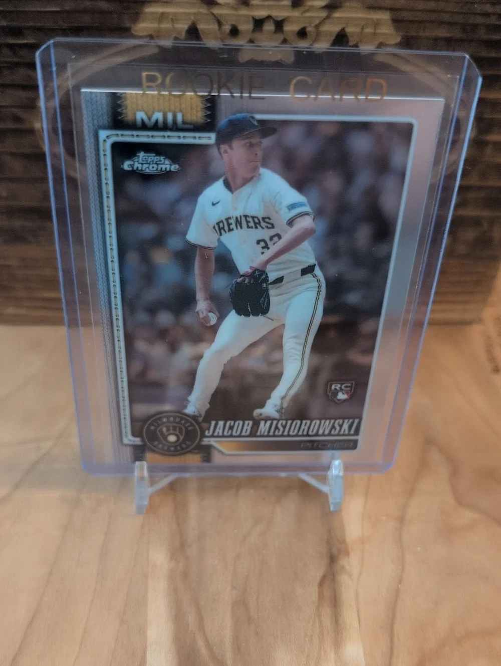2026 Topps Chrome Jacob Misiorowski Rookie Card Brewers